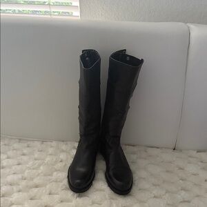 Black Knee-High Boots